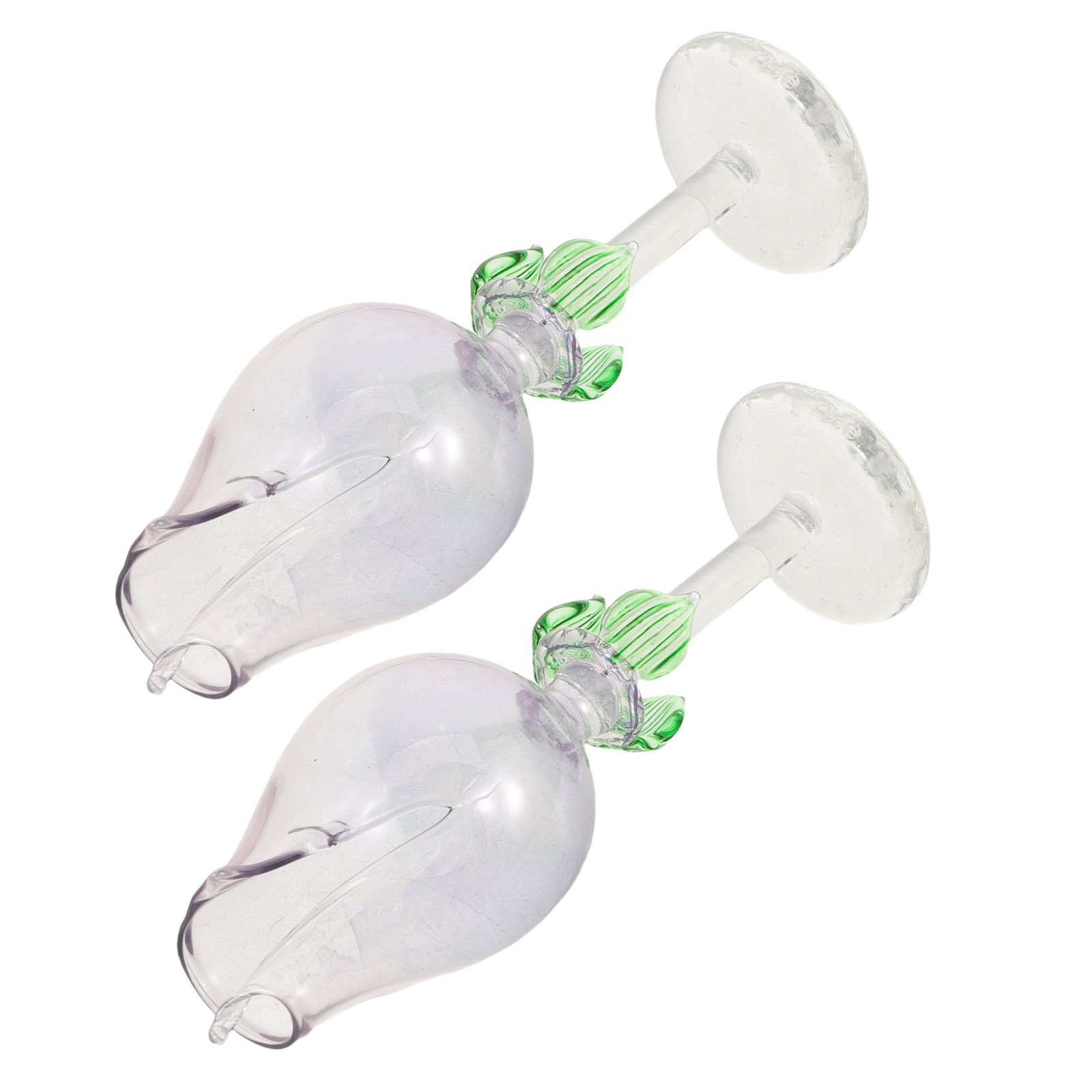 Home Fragrance Diffuser - 2Pcs Flower Shaped Glass Essential Oil