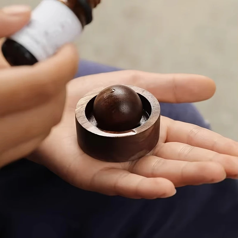 Home Fragrance Premium - Wooden Ball Essential Oil Diffuser Aroma