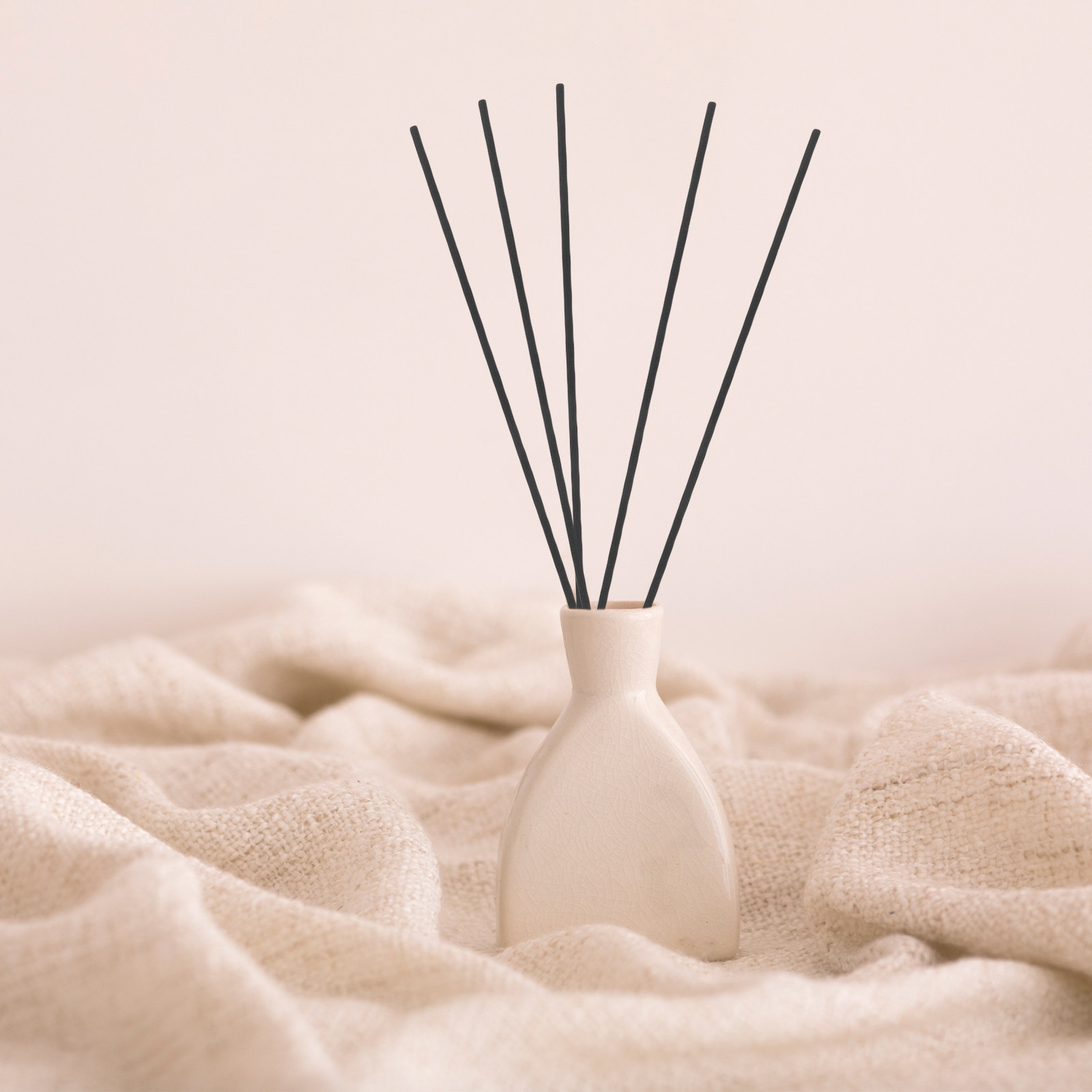 Home Fragrance Diffuser - 100Pcs Fibre Reed Diffuser Sticks Black