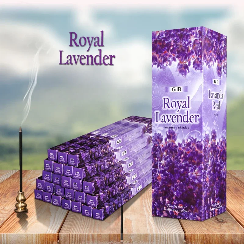Home Fragrance Jasmine & Yuzu Porcelain Diffuser - GR 8-40 Sticks India Lavender Incense