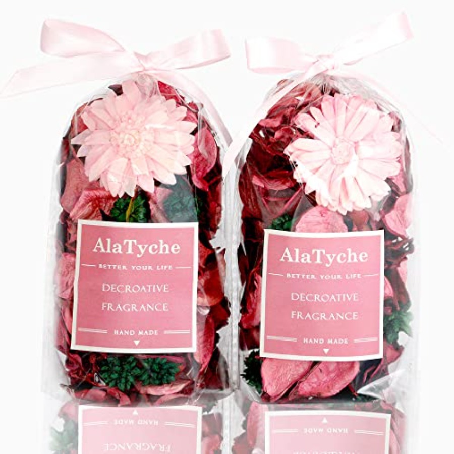 Potpourri Dried Flower - Pink Potpourri Bags, Rose Scented Decorative