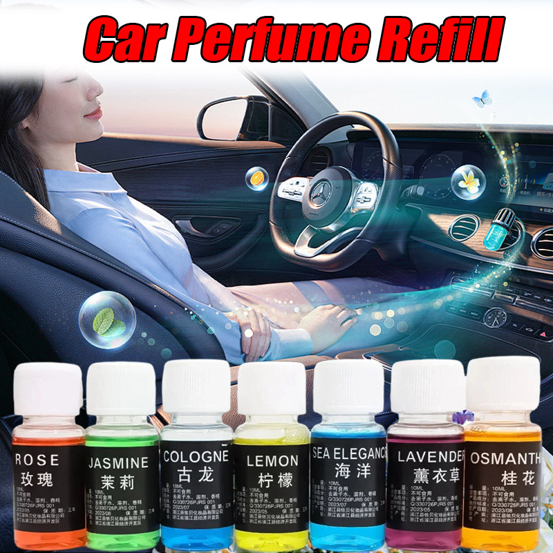 Car Vent Diffuser - Car Perfume Refill Liquid Essential Oil