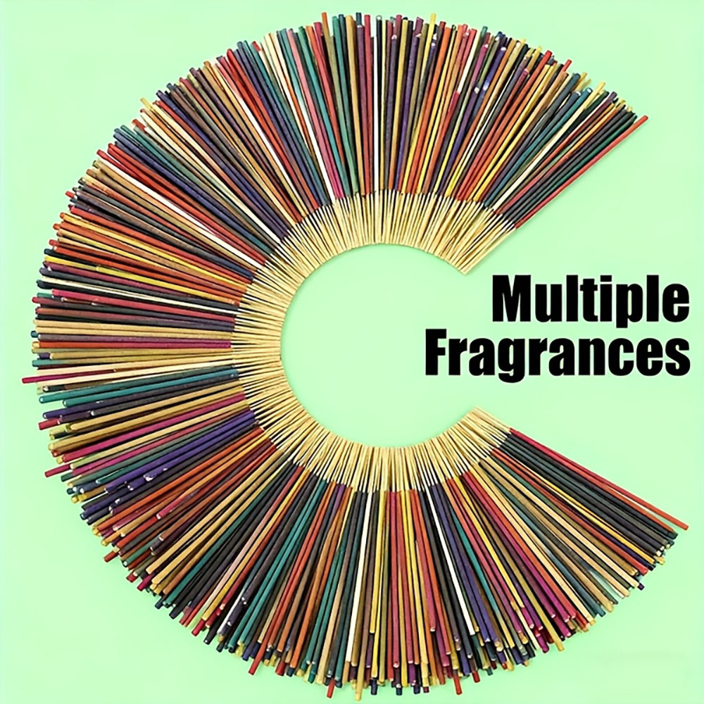 Home Fragrance Jasmine & Yuzu Porcelain Diffuser - 28 Flavors Mixed Pack 60/180/360 Sticks