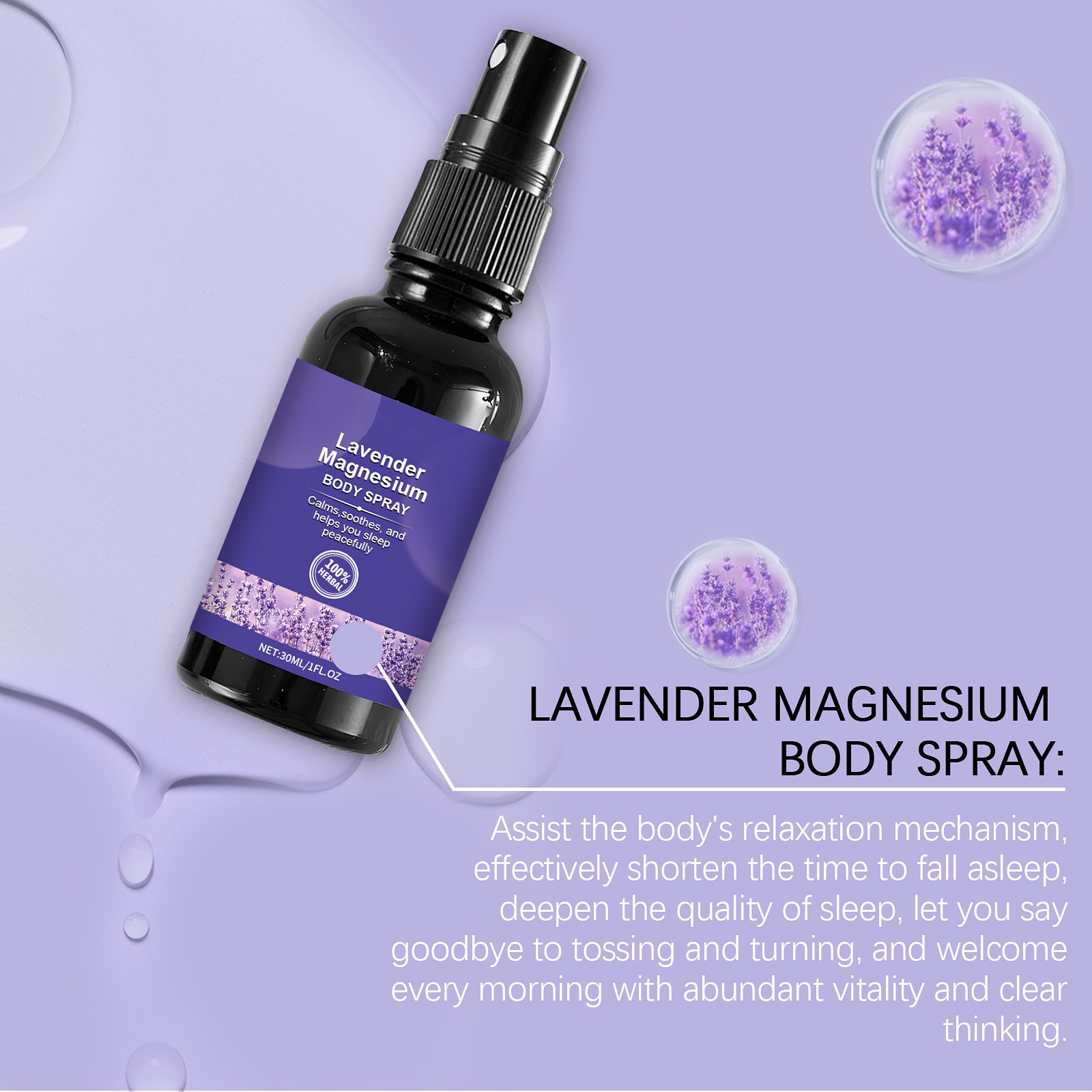 Lavender Sleep Spray 30ml Arom - Lavender Pillow Spray recension och pris