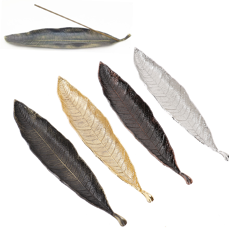 Metal Bodhi Leaf Incense Tray  - Home Fragrance Incense Sticks recension och pris