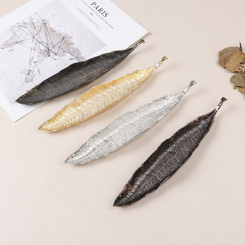 Metal Bodhi Leaf Incense Tray  - Home Fragrance Incense Sticks recension och pris