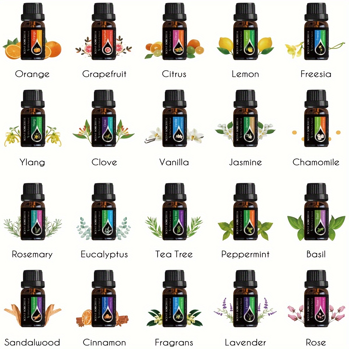 20pcs/set Essential Oil Set La - Home Fragrance Oil recension och pris