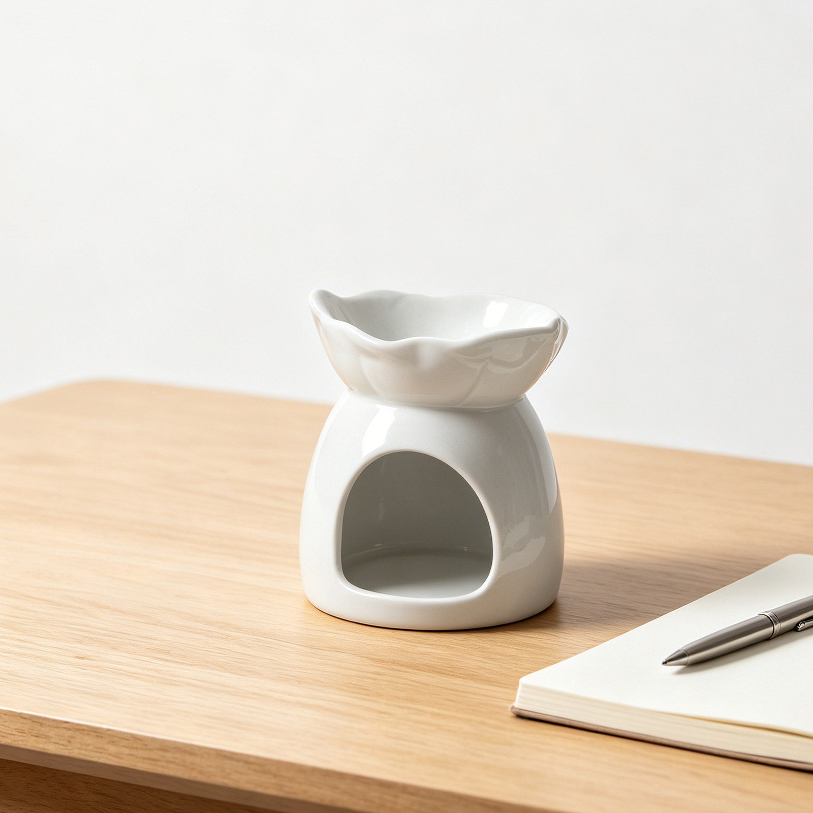 Ceramic Holder Elegant Leaf-Sh - Home Fragrance Diffuser recension och pris