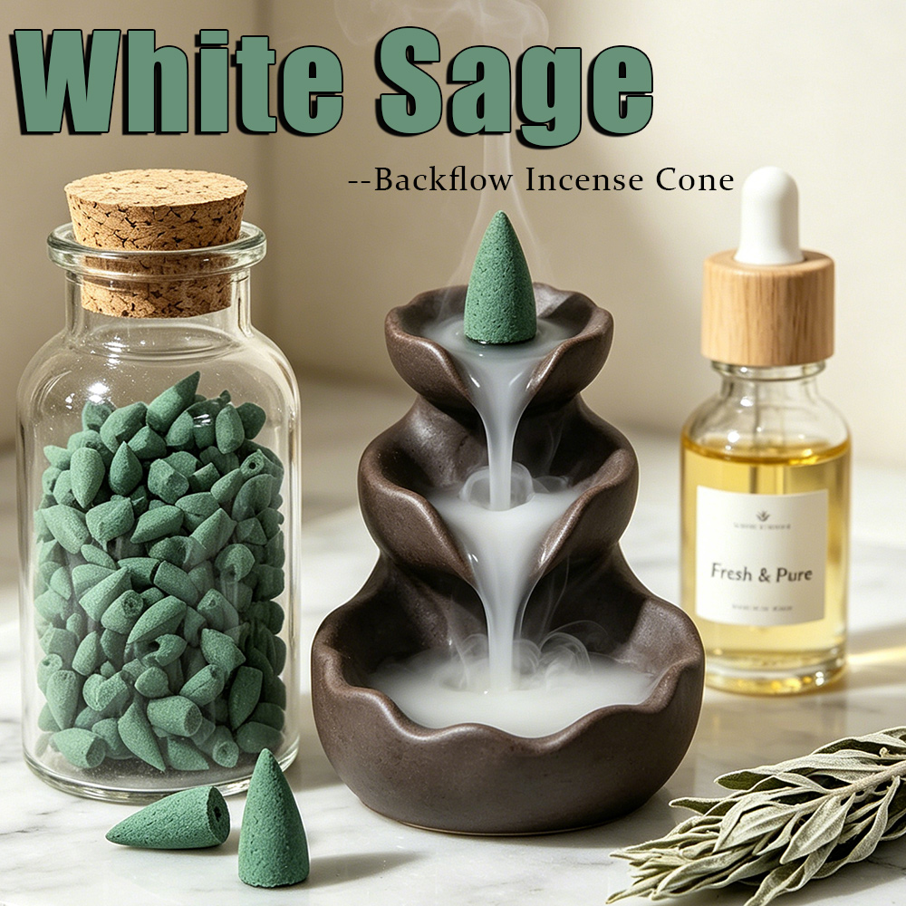 White Sage Scented Backflow In - Home Fragrance Vanilla recension och pris