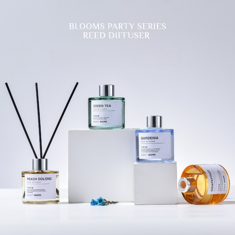 50ML Reed Diffuser Sets Lotus  - Home Fragrance Jasmine & Yuzu Porcelain Diffuser recension och pris