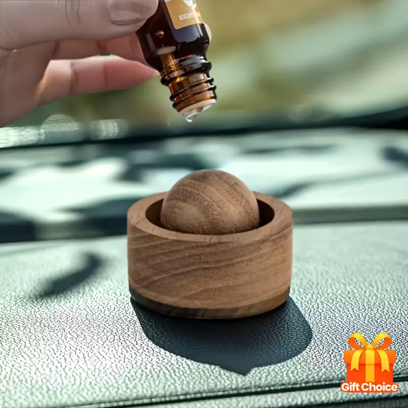 Rotating Wooden Aroma Diffuser - Home Fragrance M&S Disinfectant Hack recension och pris