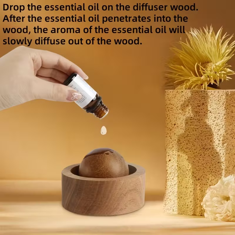 Rotating Wooden Aroma Diffuser - Home Fragrance M&S Disinfectant Hack recension och pris