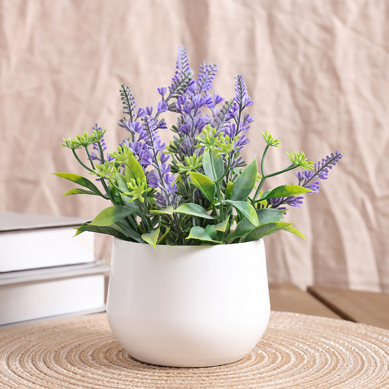 1pc- Simulation lavender pot,h - Potpourri Dried Flower recension och pris