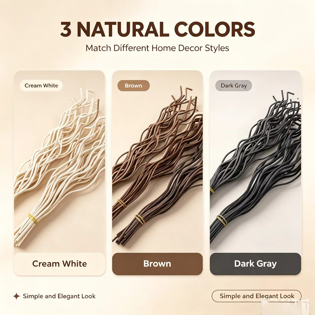 20Pcs Long Wavy Rattan Reed Di - Home Fragrance Premium recension och pris