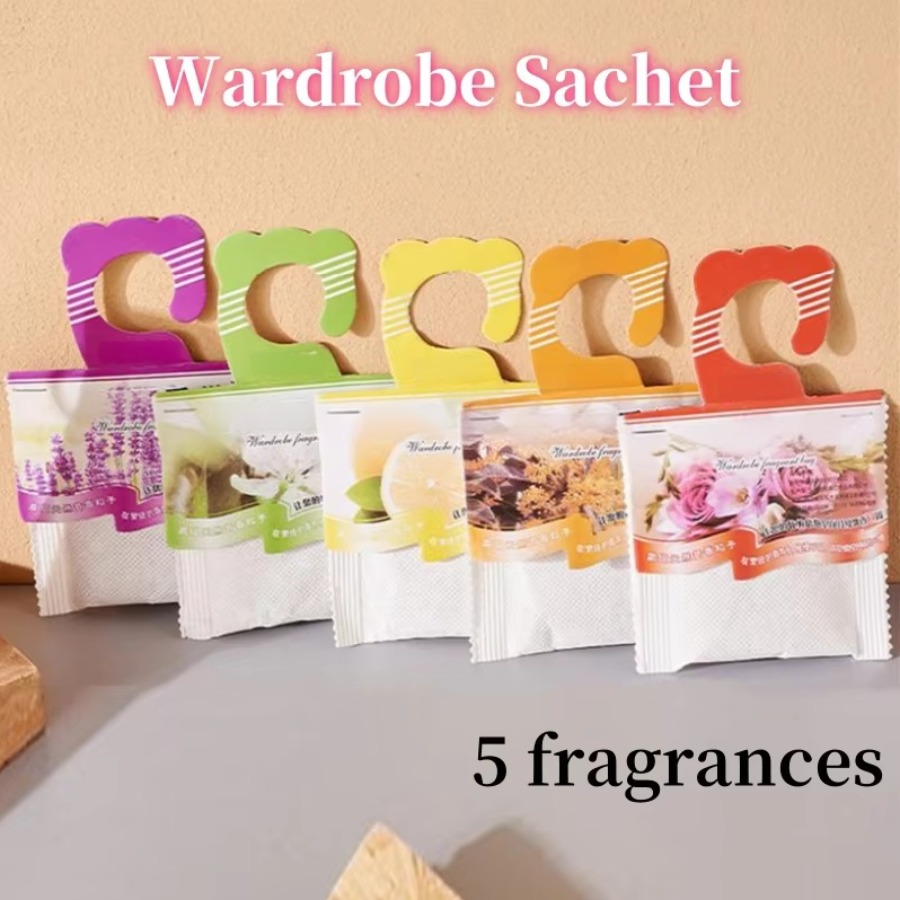 5pcs Wardrobe Fragrance Sachet - Home Fragrance Jasmine & Yuzu Porcelain Diffuser recension och pris