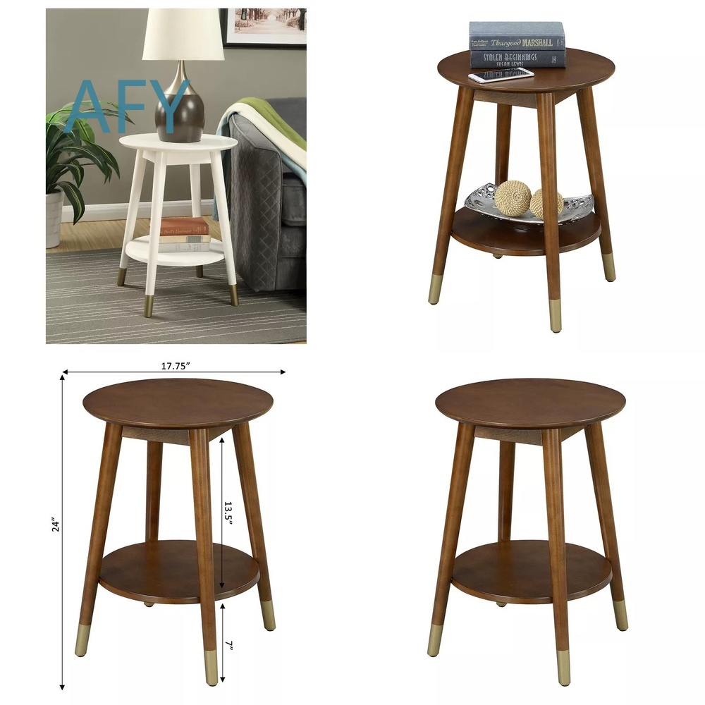 Wooden Side Table with Bottom  - Muji Home Storage recension och pris