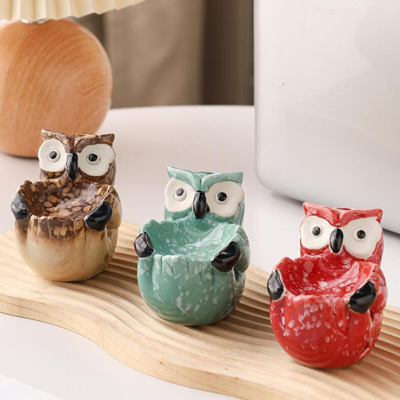 Ceramic Hollow Owl Aromatherap - Home Fragrance Oils For Oil Burners recension och pris