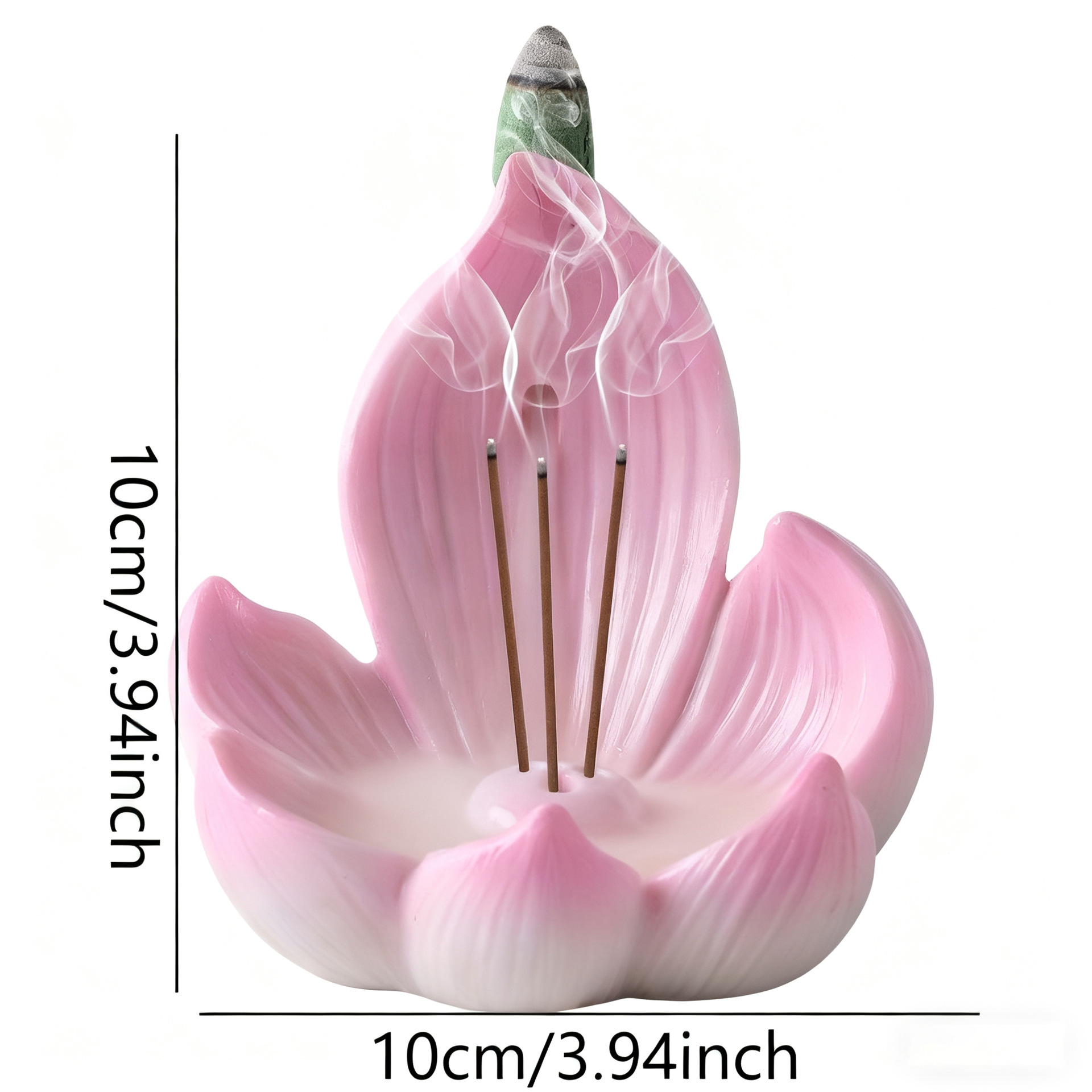 Resin Lotus Incense Burner Hol - Home Fragrance Incense Sticks recension och pris