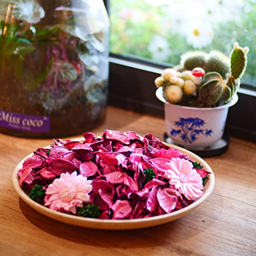 Pink Potpourri Bags, Rose Scen - Potpourri Dried Flower recension och pris