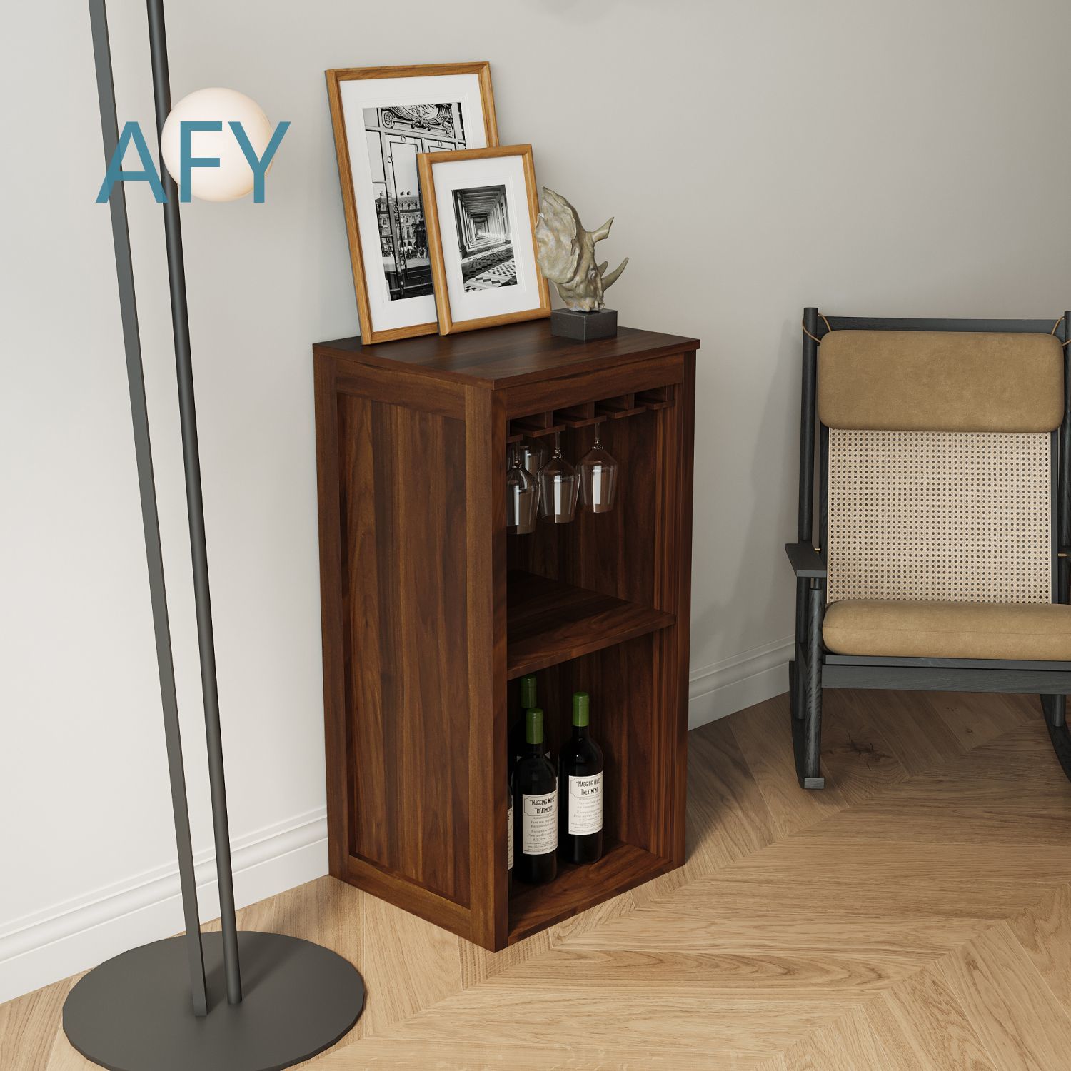 Brown Walnut Color Modular Win - Muji Home Storage recension och pris