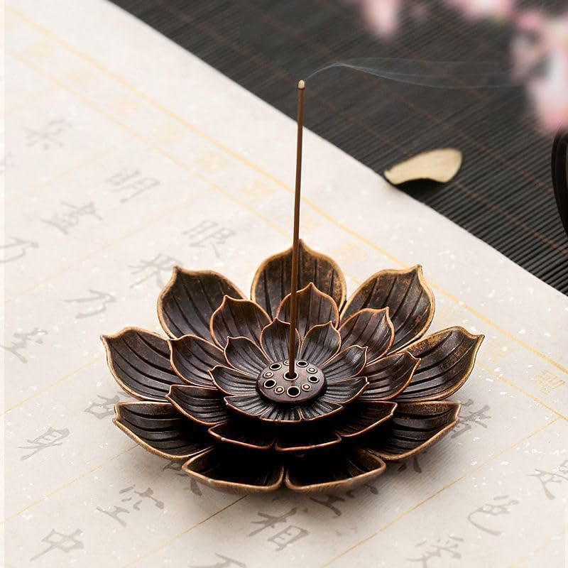 Alloy Incense Burner with 6 Ho - Home Fragrance Incense Sticks recension och pris
