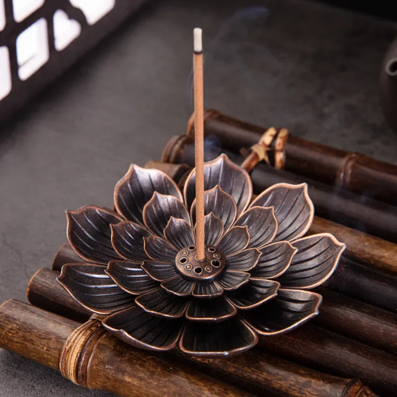 Alloy Incense Burner with 6 Ho - Home Fragrance Incense Sticks recension och pris